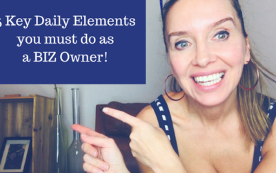 Are these 5 daily  elements your routine as an entrepreneur ?