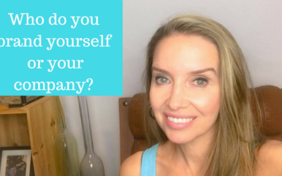 Who do you brand yourself  or your company?