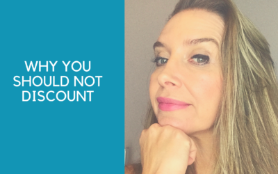 Why you should not give a discount