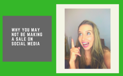 Why you aren’t making a sale on Social Media